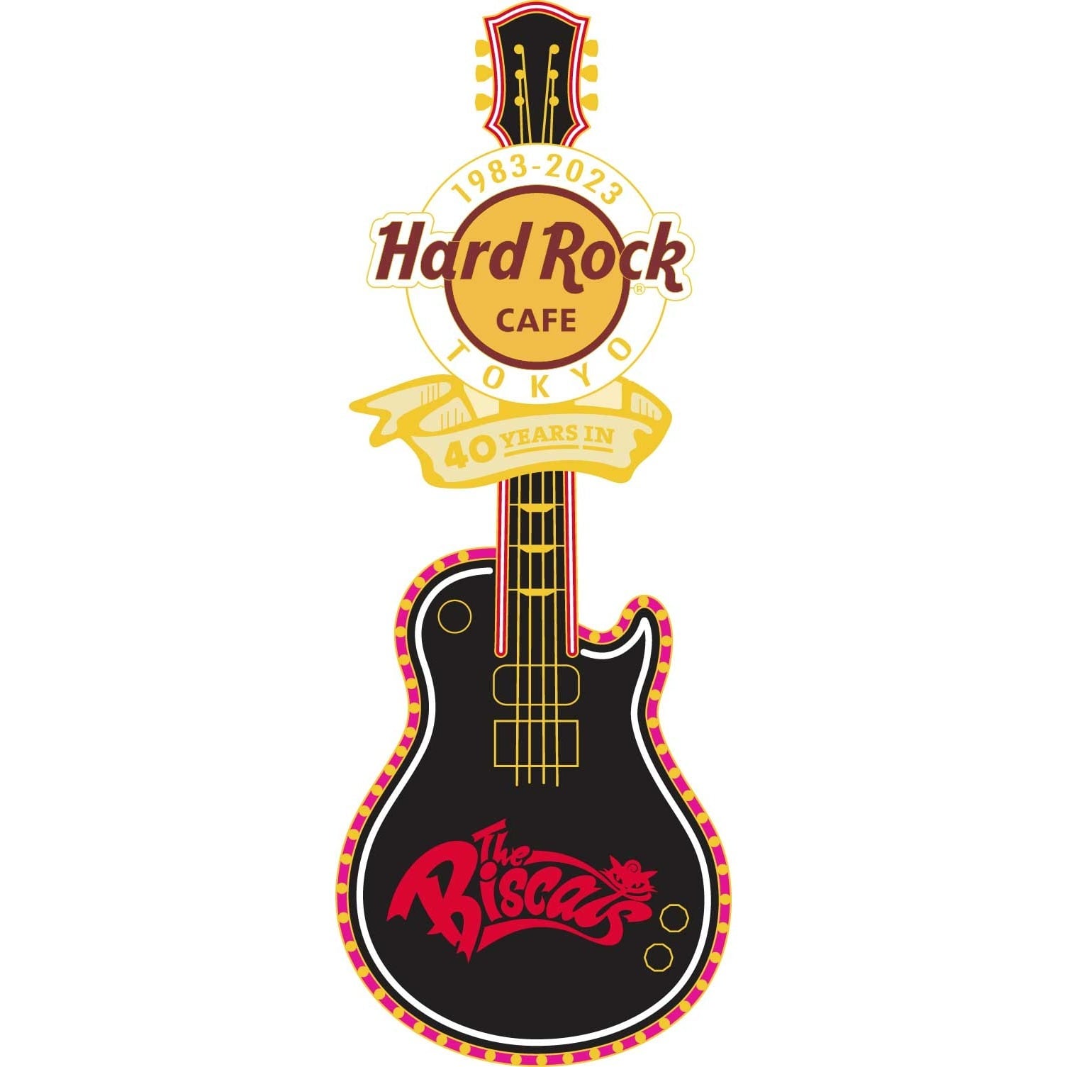 公式通販サイトです 幻のHard Rock CAFE京都 限定バッチ ギター