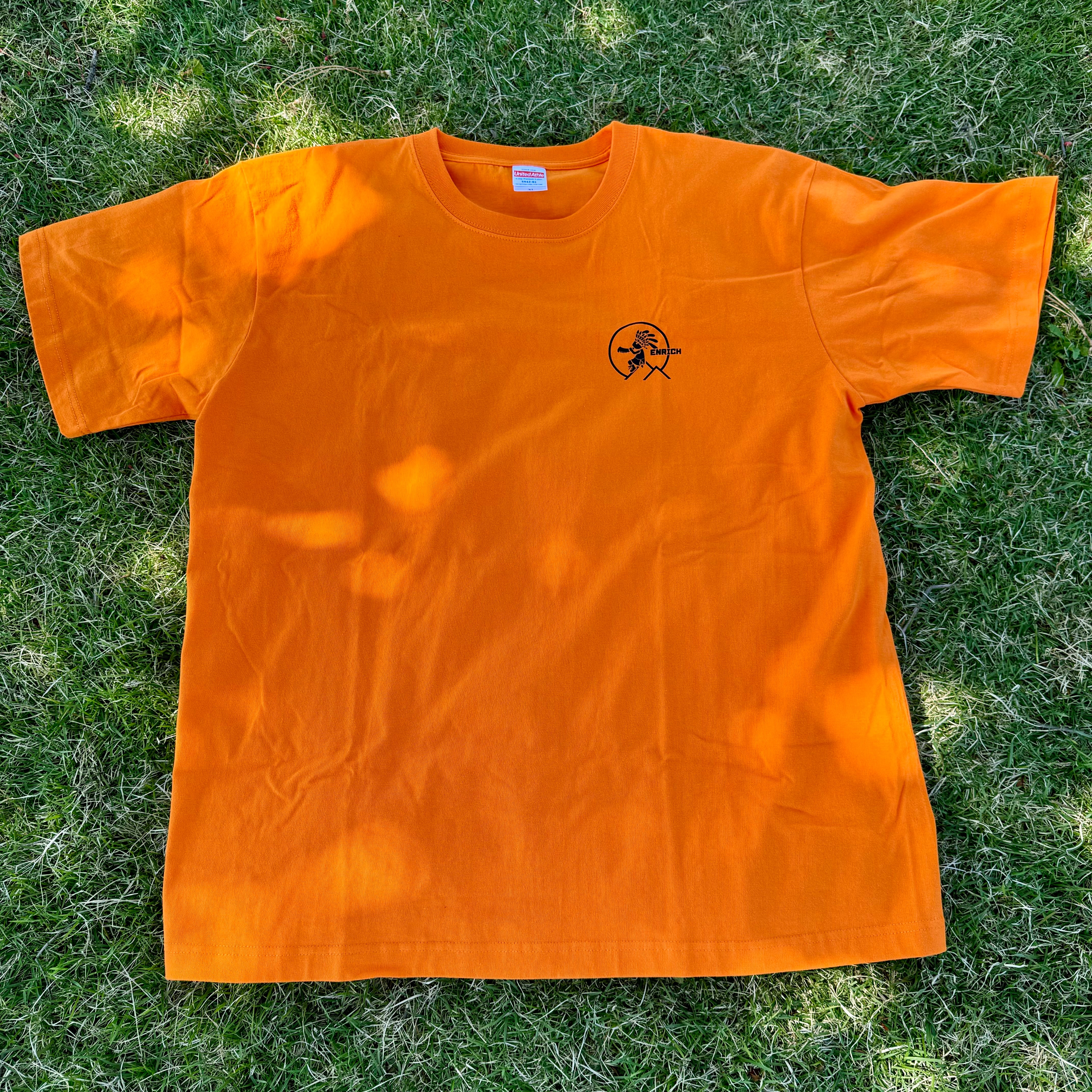 ENRICH Tシャツ『オレンジ』 | ココペリグッズ、キャンプ用品の【ENRICH】