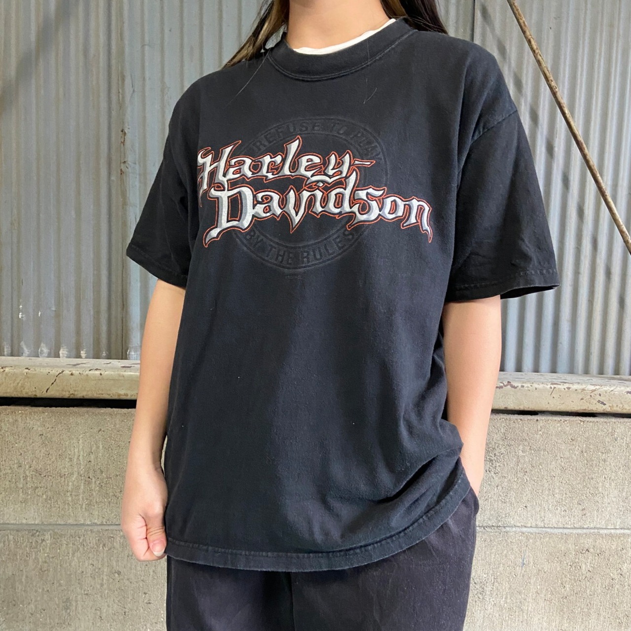 USA製 00年代 Harley-Davidson ハーレーダビッドソン 両面プリント T 