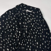 TSUMORI CHISATO ツモリ チサト ドット風 ドルマンスリーブ ニット ジャケット 羽織 2/ブラック系 レディース