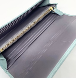 BVLGARI ブルガリ 長財布 287301 GRAIN/GLACIER TURQUO