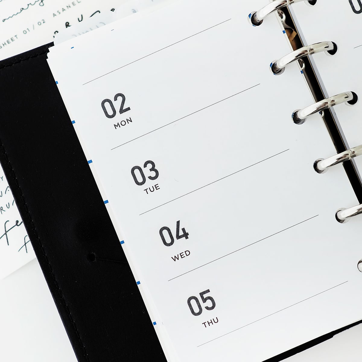 M6 ] ウィークリー｜両面｜カケラリフィル | ASANEL