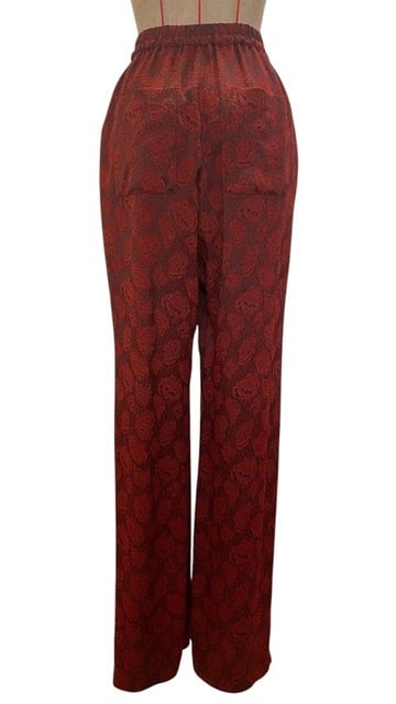 25AW】FUMIE TANAKA フミエタナカ / flower jq pa / ジャガードパンツ