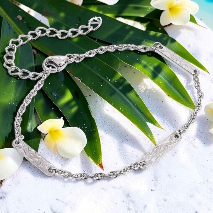ミニプレートブレスレット|Gold|Silver