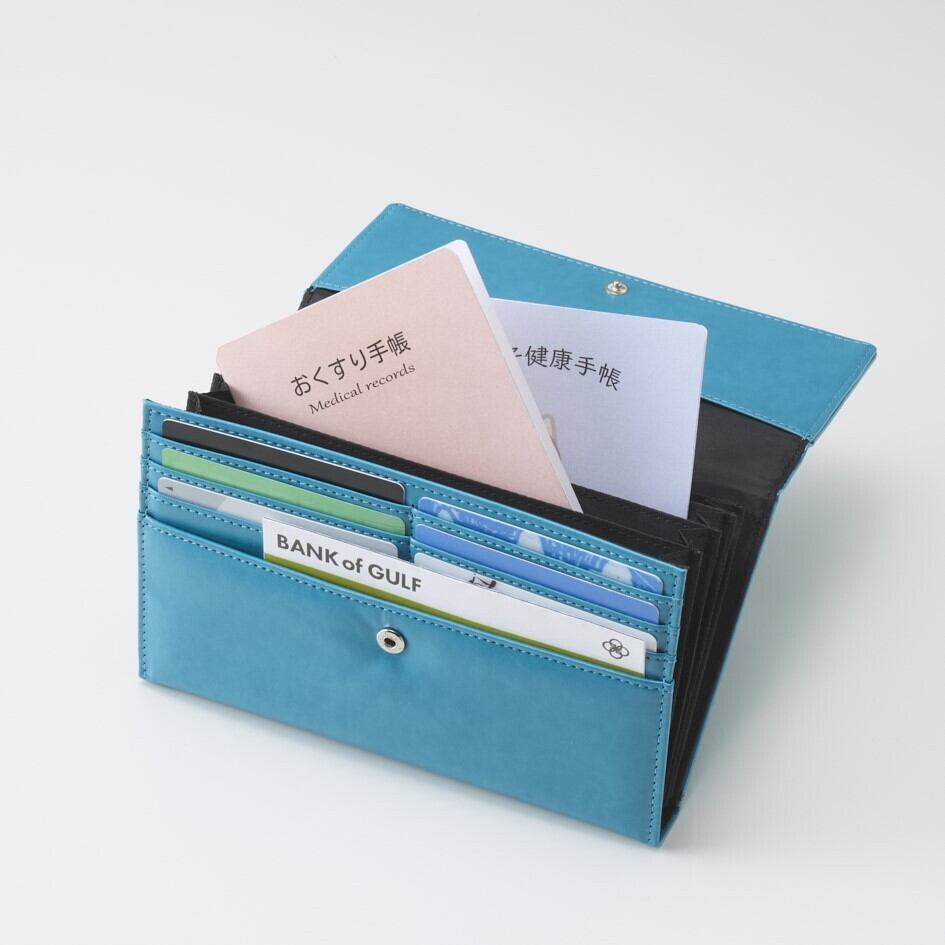 PUレザー ジャバラ式マルチケース | ガルフストリーム