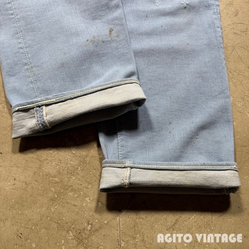60's LEVI'S リーバイス 500L FADE BLUE DENIM フェードブルーデニム