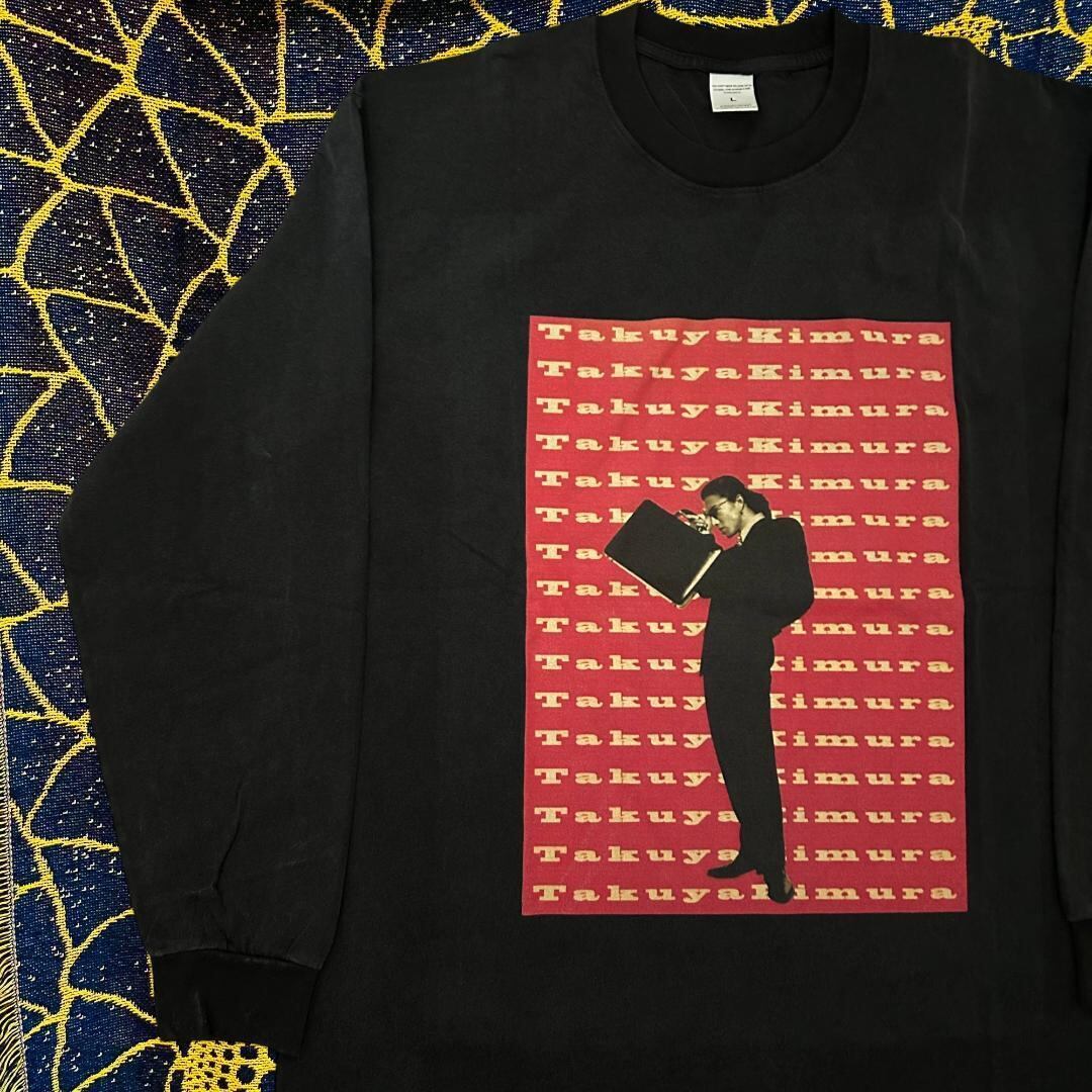 未使用 SMAP Tシャツ L 当時物 木村拓哉 中居正広 草彅剛 スマップ