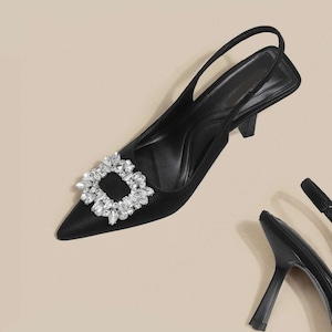 ビジュー ポインテッドミュール 2color SH47