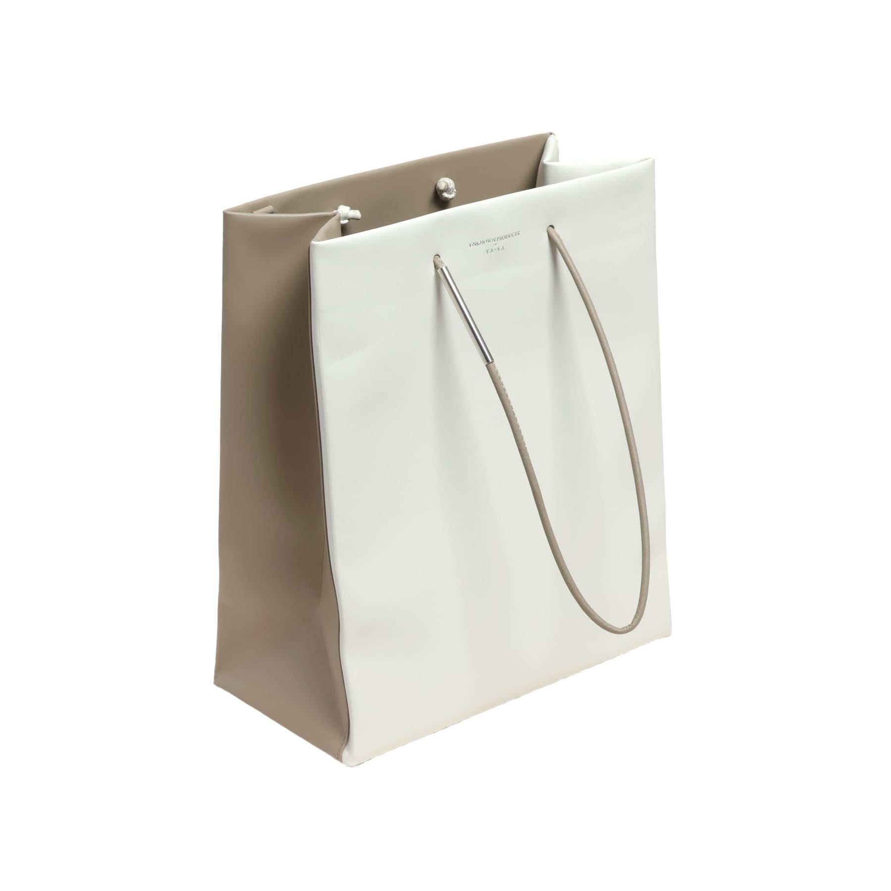 UNKNOWN PRODUCTS × YArKA】Leather Paper Bicolor Bag [CHORITSU3