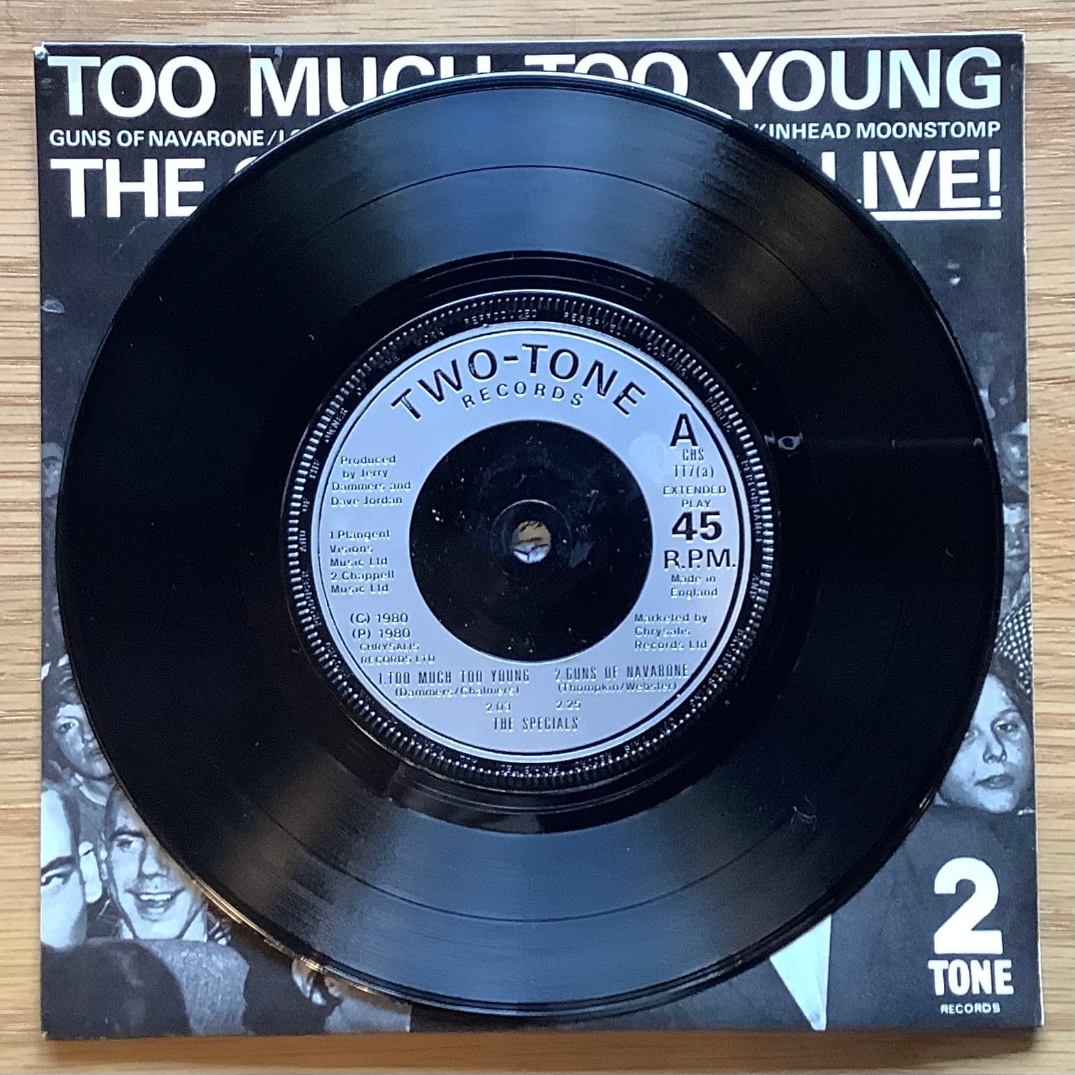 THE SPECIAL A.K.A. LIVE !/ A1: TOO MUCH TOO YOUNG / A2: GUNS OF