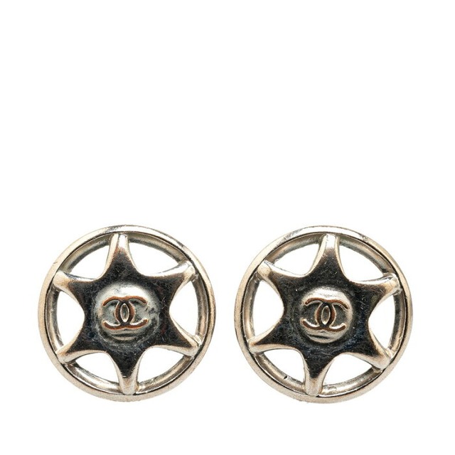 シャネル ココマーク イヤリング シルバー メタル レディース CHANEL 【中古】