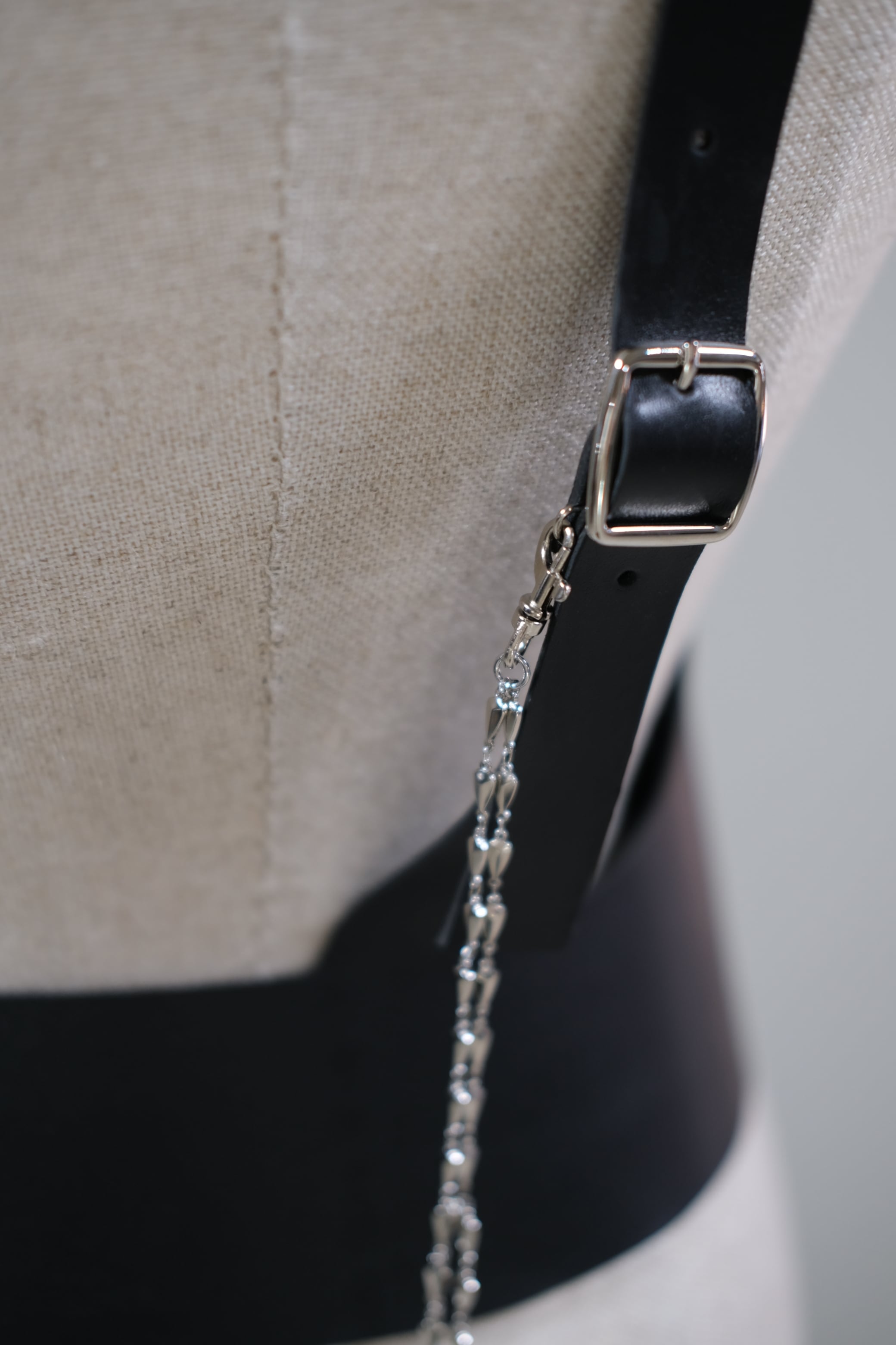 Tanaka Daisuke】chain harness belt | loop