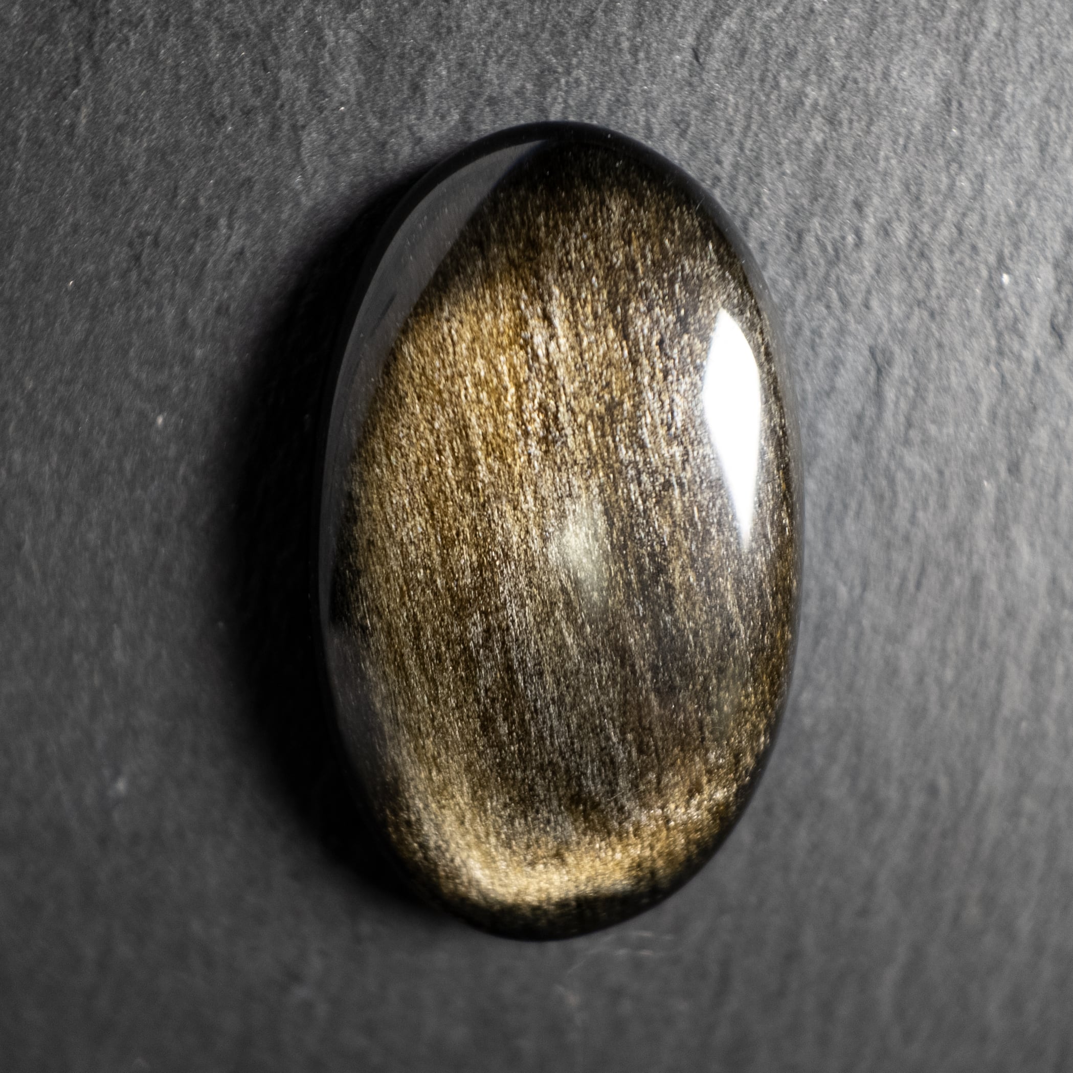 黒金 ブラックゴールデンオブシディアン Gold Sheen Obsidian ゴールデンオブシディアン 23.36 x 38.54 x 7.88mm・Golden Obsidian