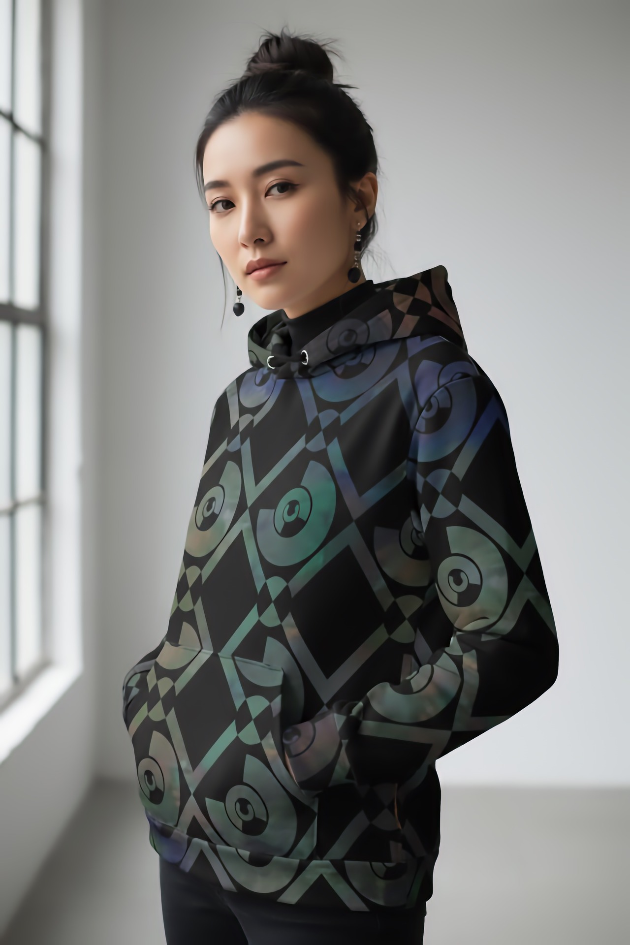 All-Over Print Recycled Unisex Hoodie