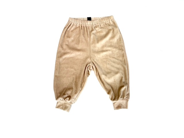 【26ＡＷ】mimipoupons(ミミプポン)ベビーパンツBEIGE　１２ｍ、１８ｍ