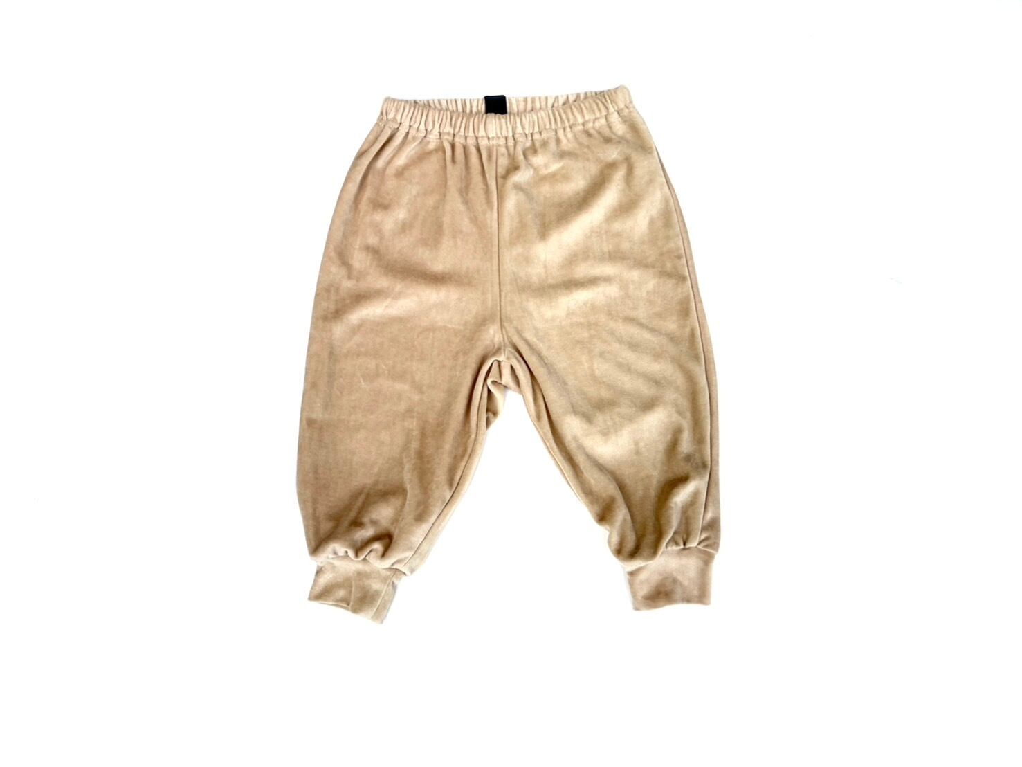 【26AW】mimipoupons(ミミプポン)ベビーパンツBEIGE 12m、18m