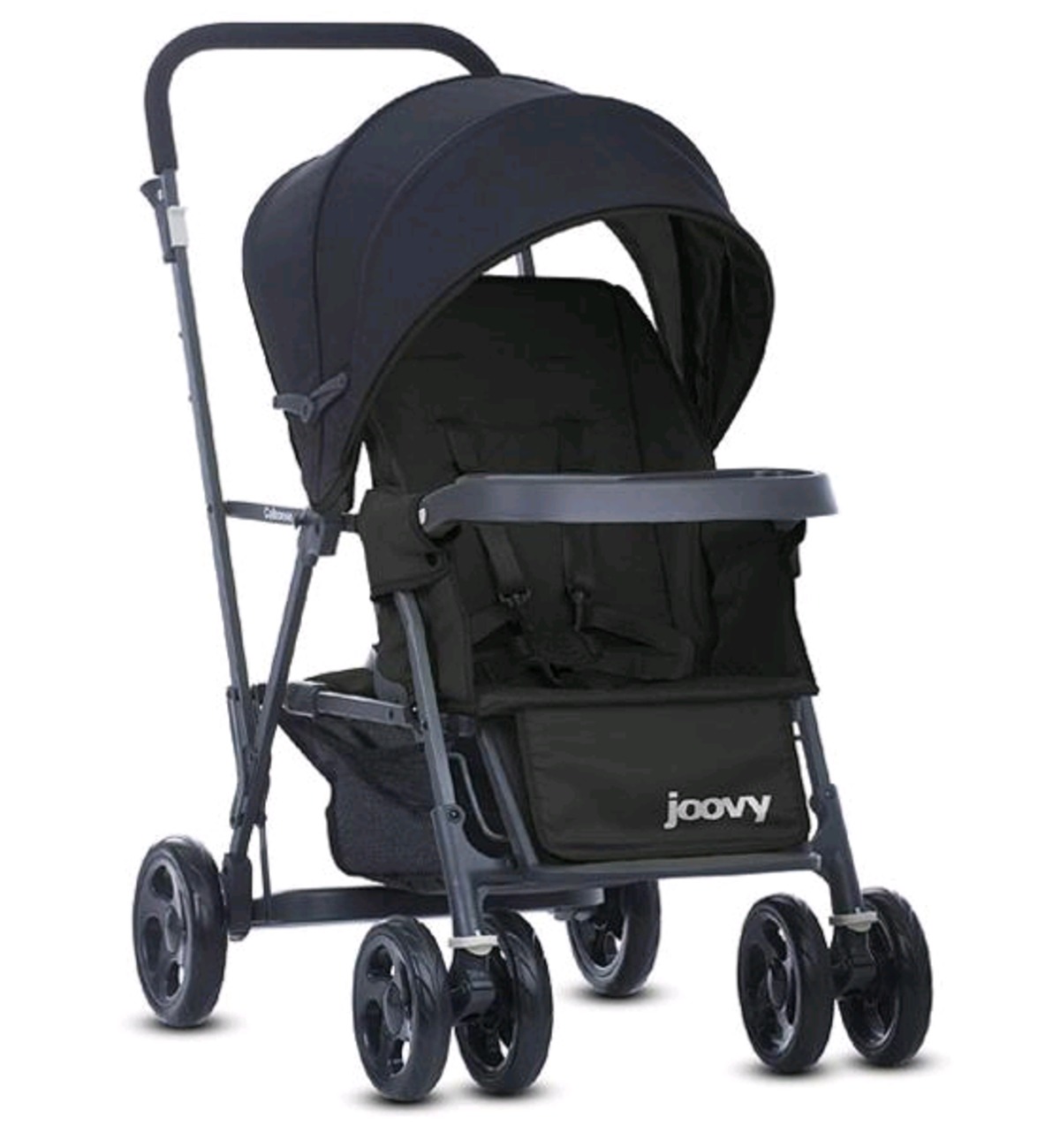 JOOVYジョビー ベビーカー 2人乗り用 カブース グラファイト スタンド