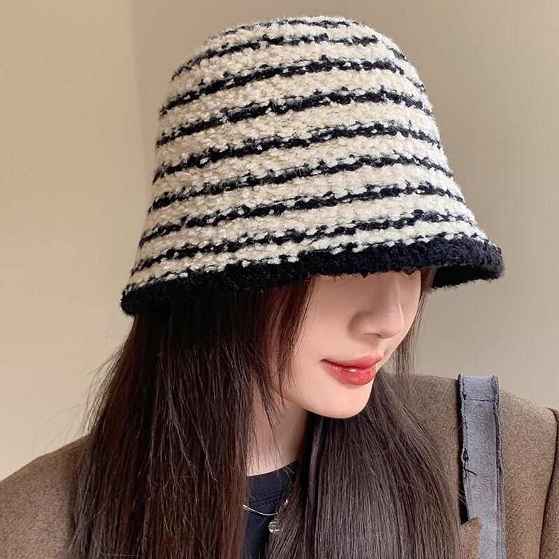 大人用帽・防寒対策・ニット・おしゃれ・厚い・ハット・暖か帽子・ 5色