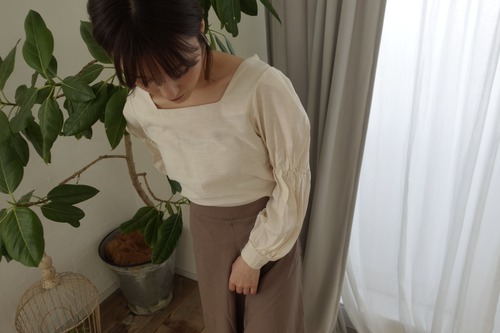 square neck blouse