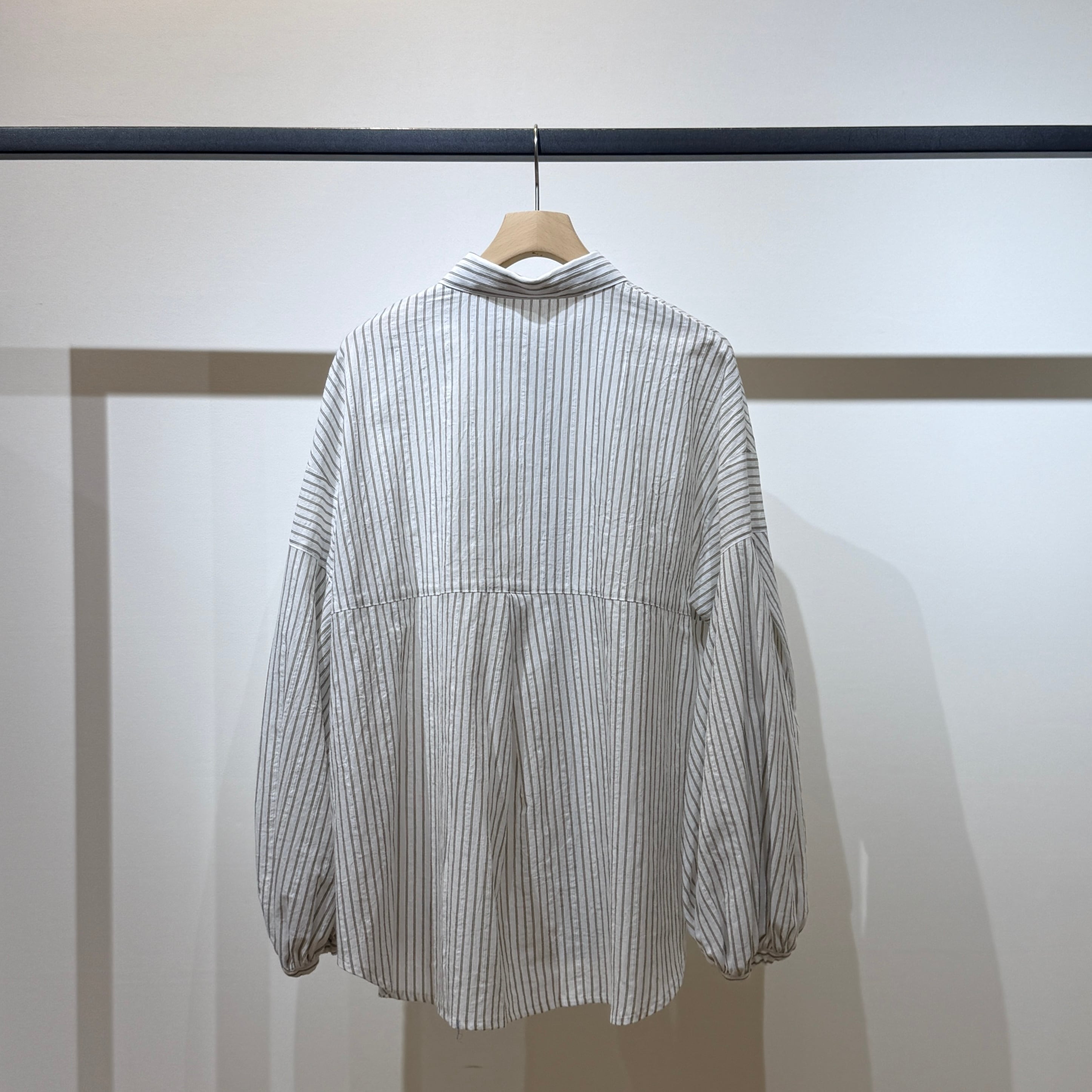 ドビーストライプヨーク切替シャツ | トワミーオンラインショップ