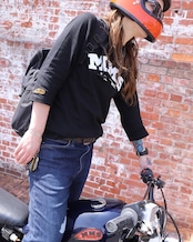 MMS RAGLAN! 3/4 SLEEVE /ブラック