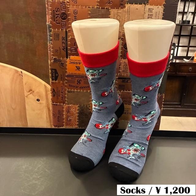 TOPANGA SOCKS Men's Art Socks Metal shark Blue TOPANGA SOCKS Men's Art Socks Metal shark Blue