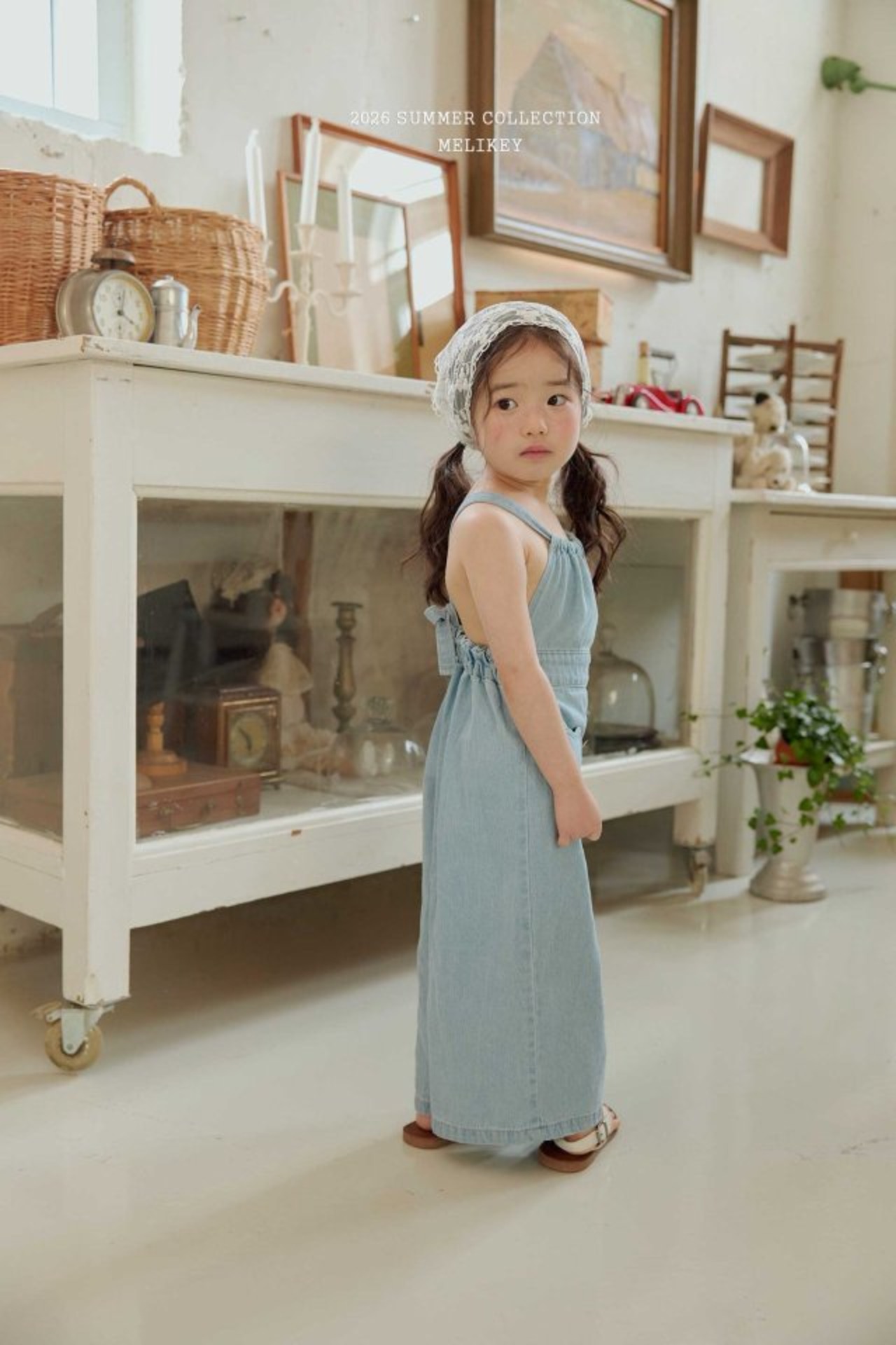 [MELIKEY] Pocket Suspenders Bodysuit (JS/JM) / [미라이키] 포켓멜빵수트 (JS/JM)