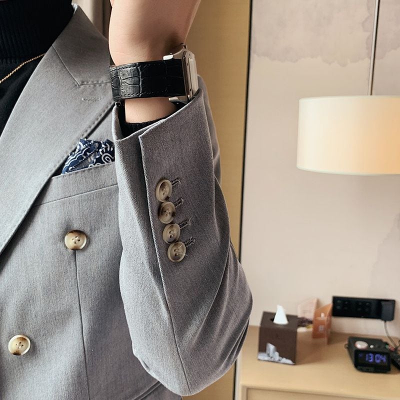 メンズダブルスーツ ビジネススーツ 4color SU0028 | R-Base