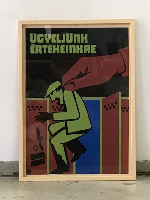 Vintage Poster printed in Hungary ①(通販限定)