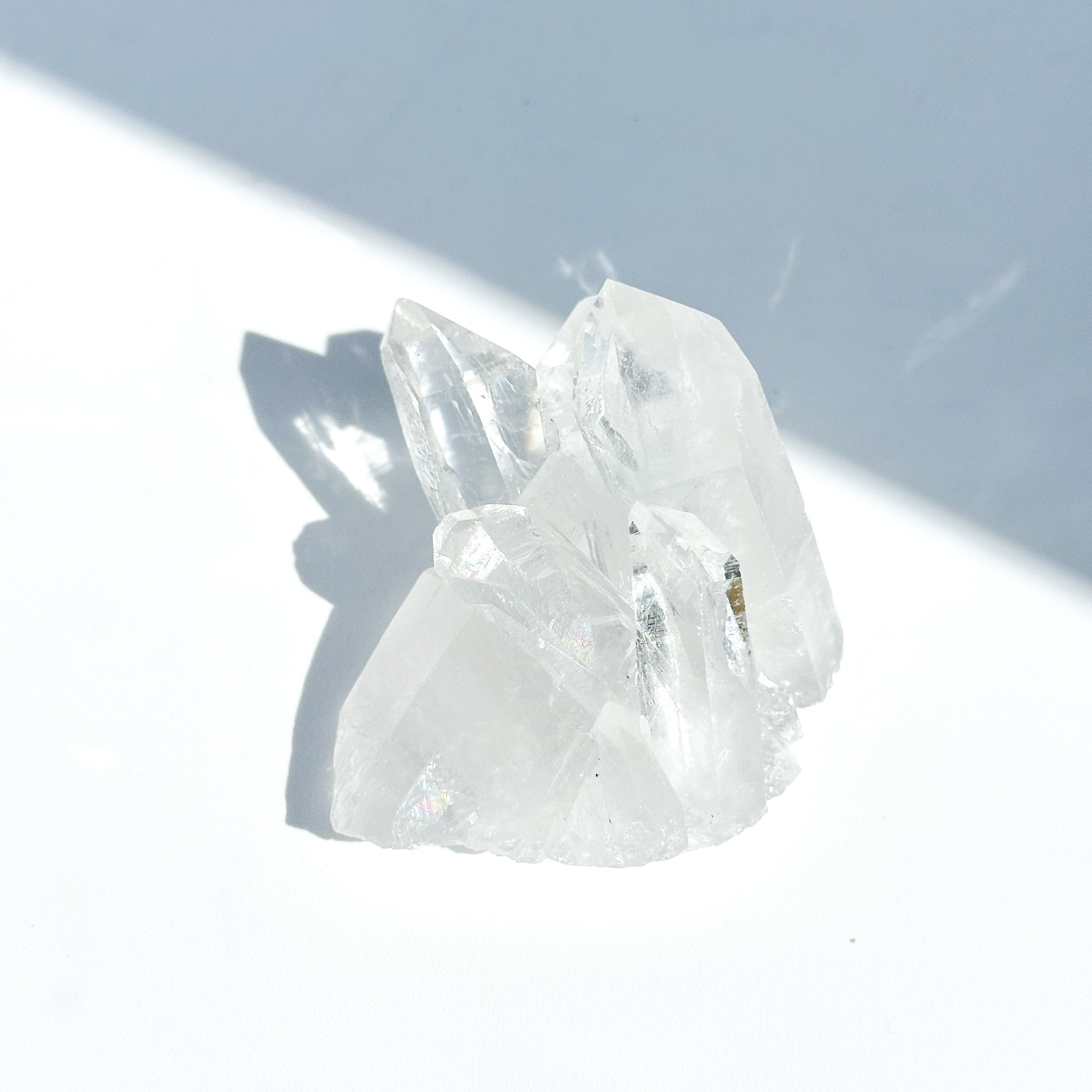 虹◎トマスゴンザカ産水晶クリアクォーツ クラスター02◇ Clear Quartz From Tomás Gonzaga ◇天然石・鉱物・パワーストーン・インテリア