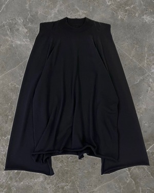 "Rick Owens" spike shoulder over size knit