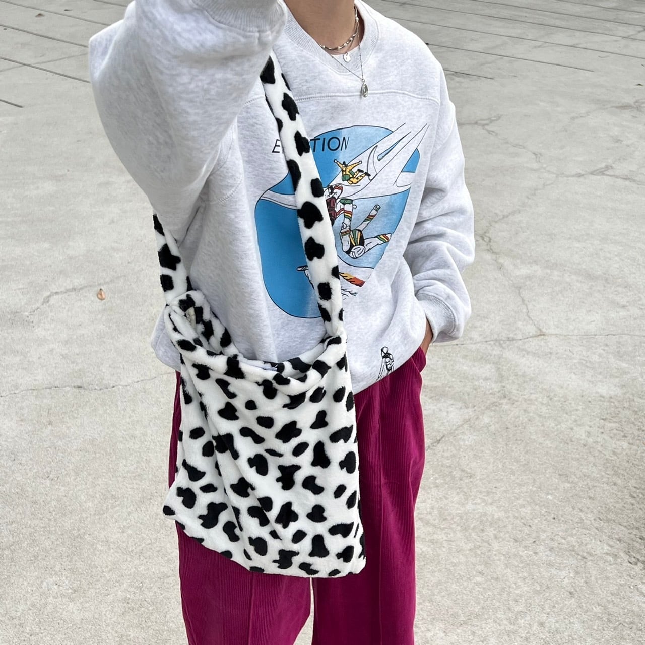 ダルメシアン柄バッグ_LN01569 | lanan(ラナン)