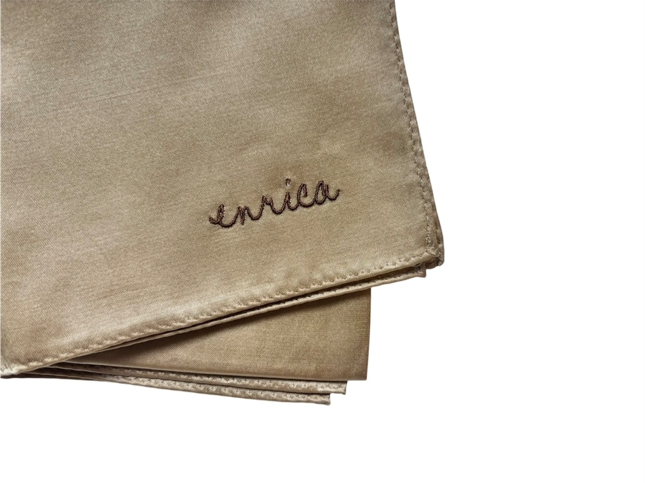 【ハンカチーフ L  草木染め×綿サテン】Vol.3_enrica