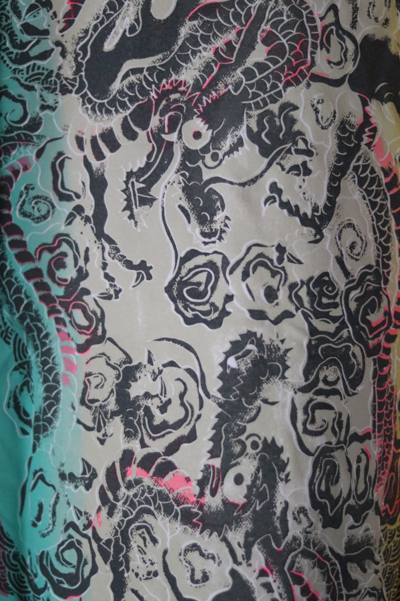 Dore TAKO ”飛騨の記憶”を着る Tシャツ　「闘鶏楽」