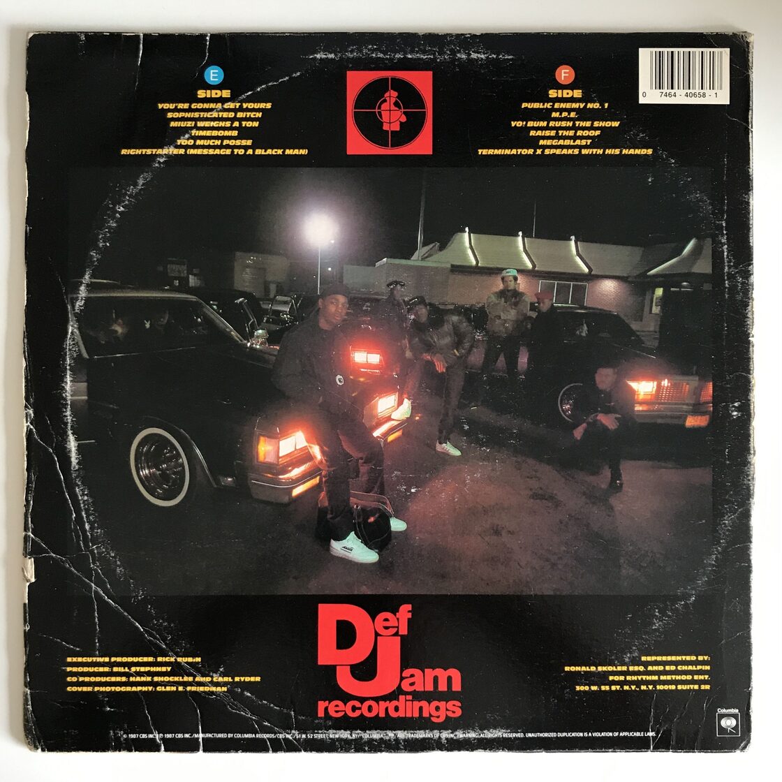 Public Enemy - Yo! Bum Rush The Show (直筆サイン入り) | PAY ID