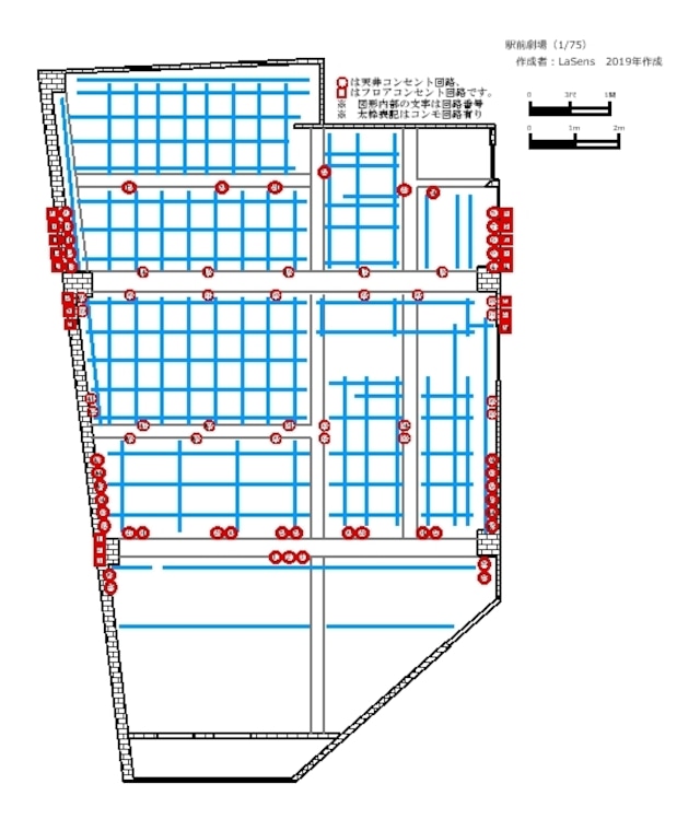 劇場図面2D版 駅前劇場