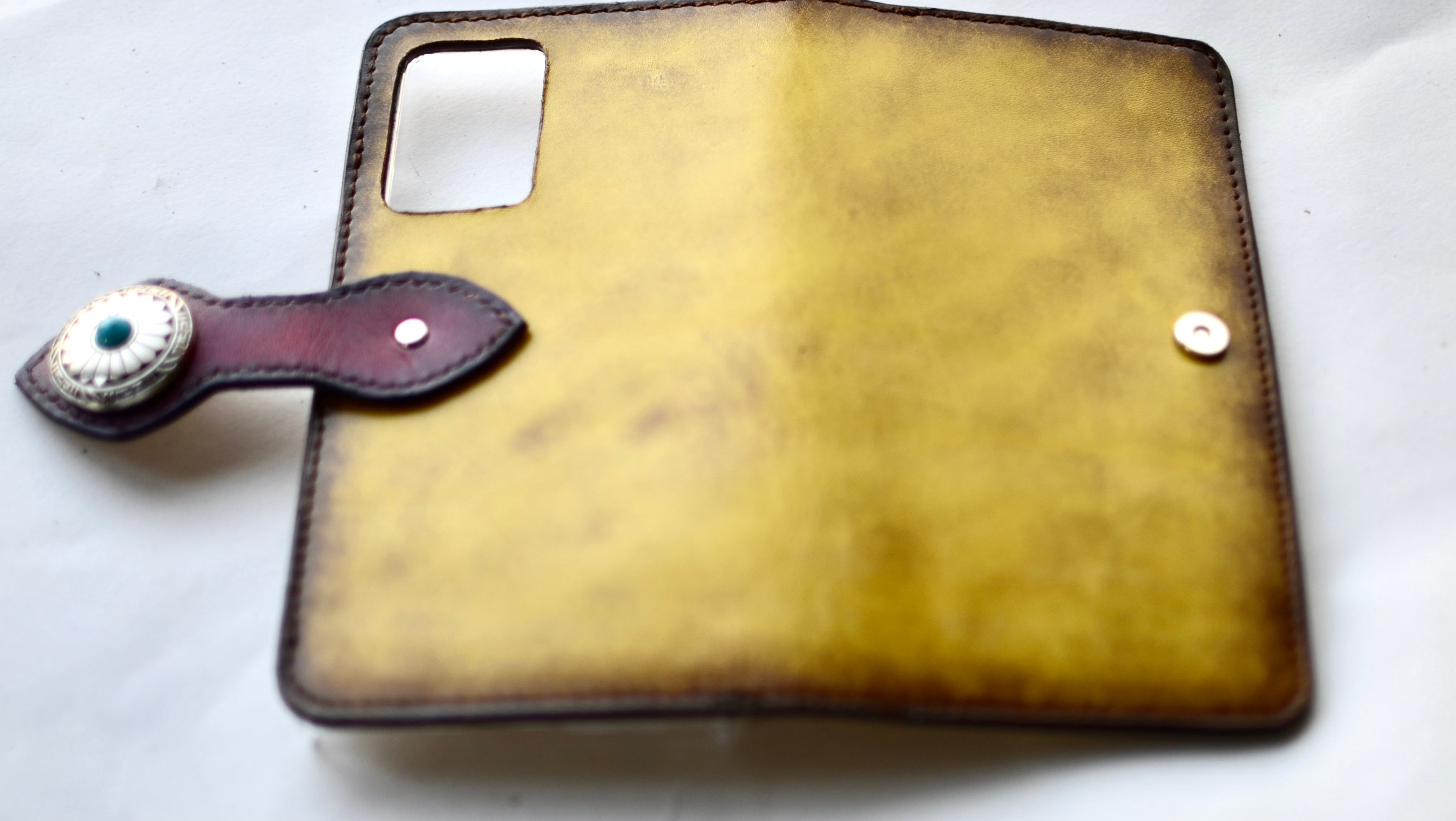 色と文字を選べるオーダーメイド】 20色のぼかし手染めiPhone,Android