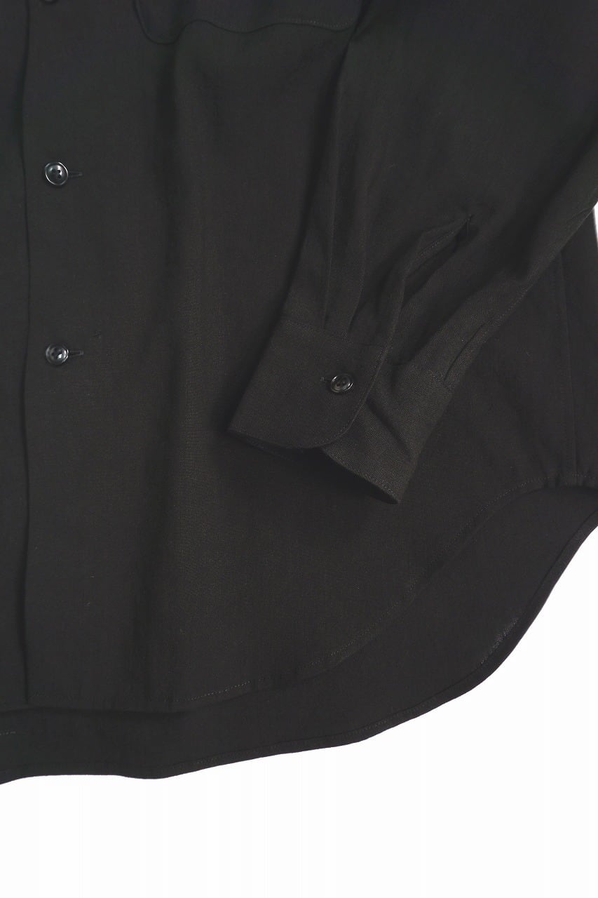 Li. Co. Poplin Open Collar Shirt
