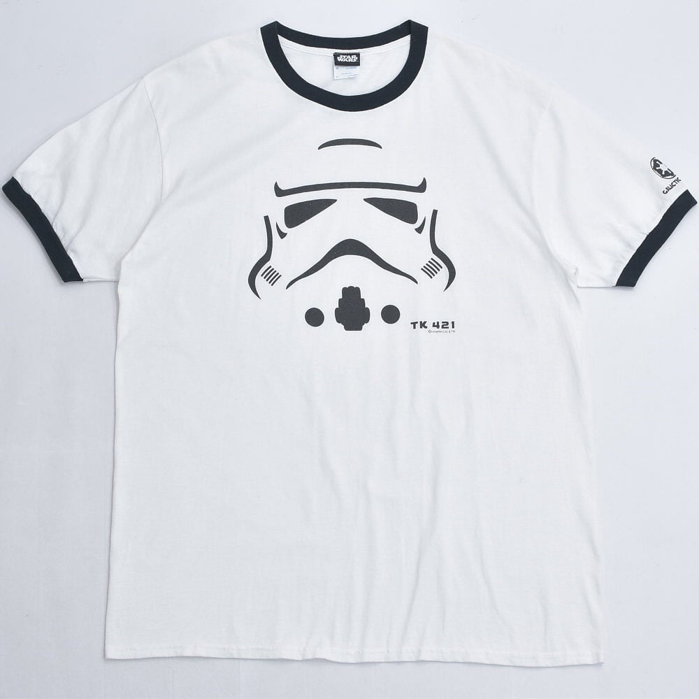 00s STAR WARS スターウォーズ ストームトルーパー プリント リンガーT