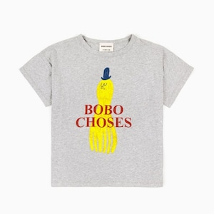 «sold out» BOBO CHOSES Yellow Squid T-shirt