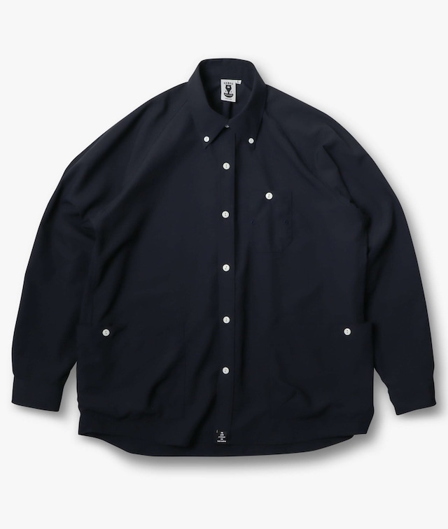 SHAK HUNTER BEAR CLIMB SHIRT　DARK NAVY