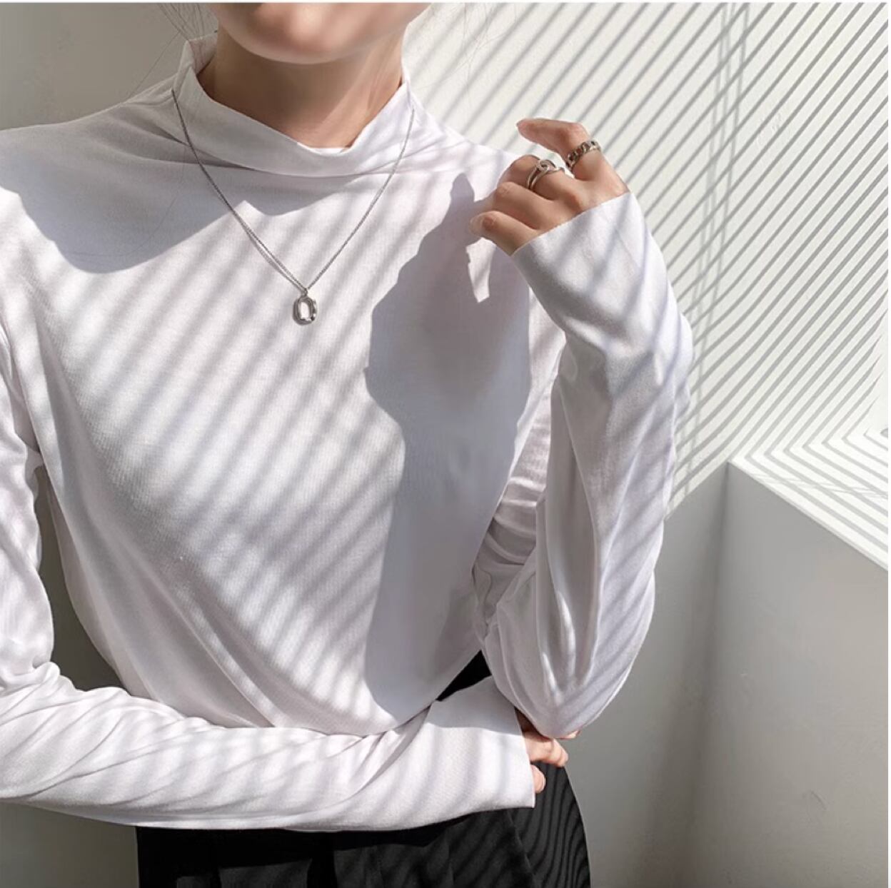 ボトルネック カットソーインナー 2306