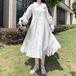 ✞ゴスロリフリルワンピースドレス ハイウェスト白スカート ロング ホワイト スウィート ✞ゴスロリ SM ミリ 甘ロリ クラロリ 和ロリ エレガント 黒ロリ 姫ロリ 華ロリ BB-BB53067222327