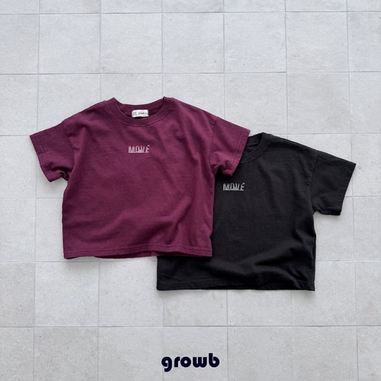 韓国子供服 / growb / ジャックリーン Tシャツ / 秋服 *XS~JM*