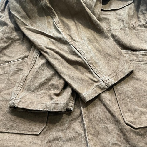 50-60s AU FUSIL 刺繍タグ ブラウン フレンチワークジャケット 詳細写真10