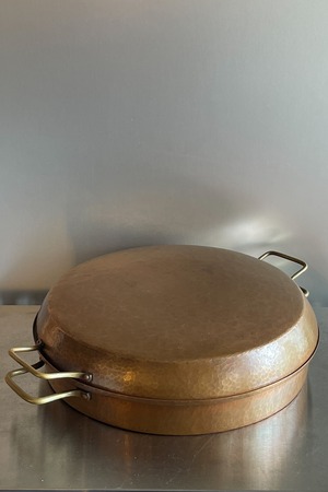 餃子鍋　鎚起銅器　大橋保隆作品　OYa2309_08（ご予約承ります）