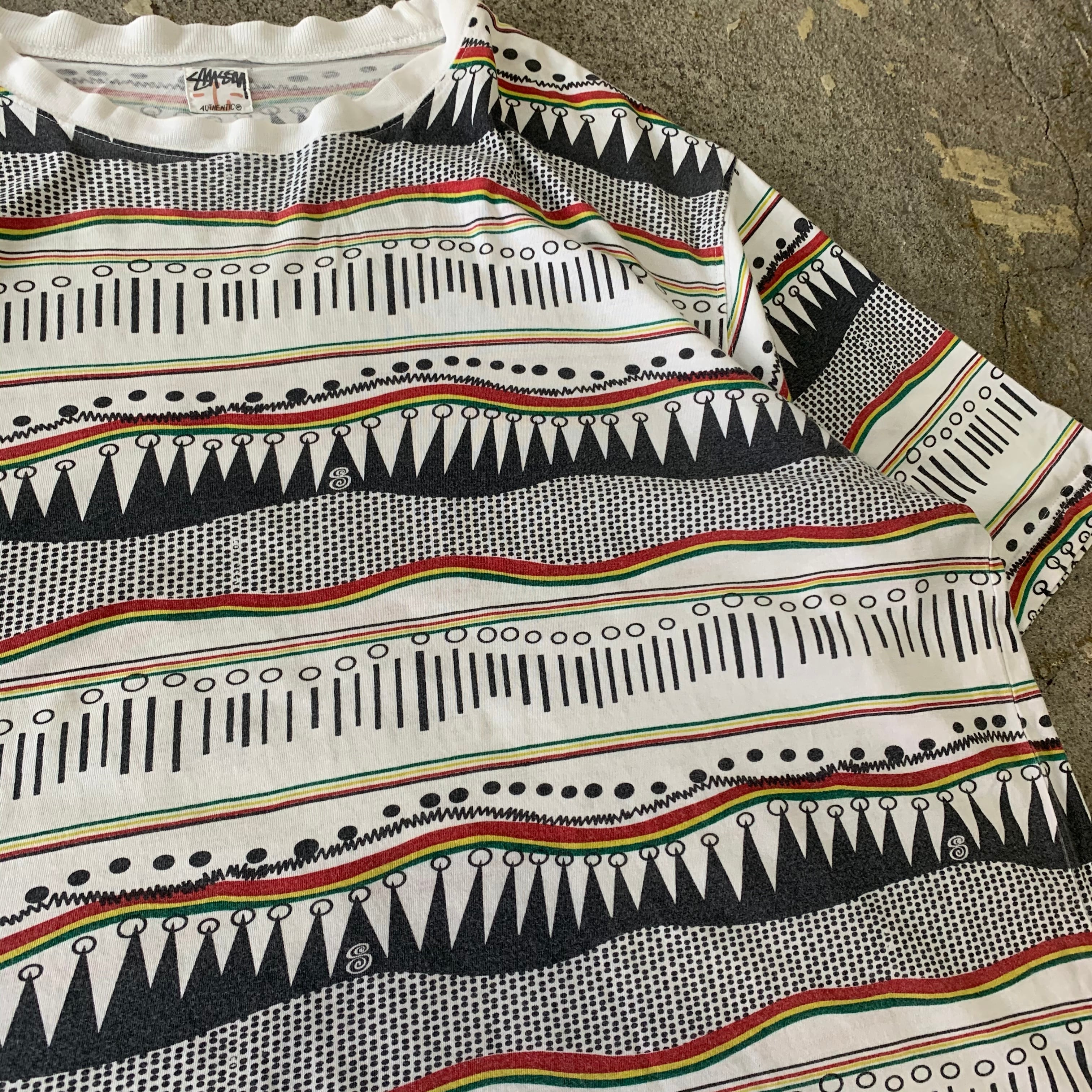 00s stussy border T-shirt | What