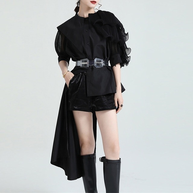 sheer square onepiece / l0760