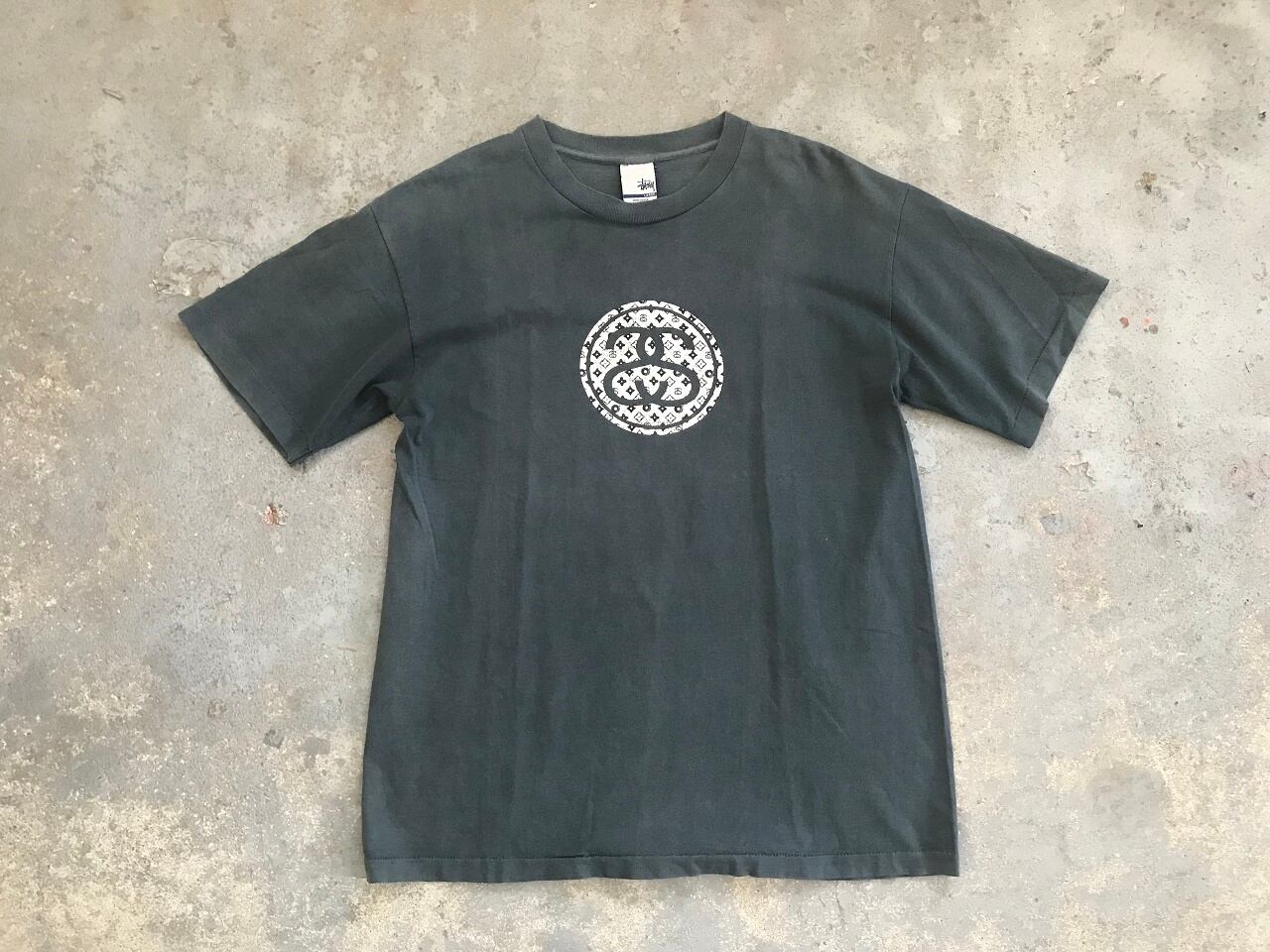 2000s Stussy monogram T-shirt MADE IN USA