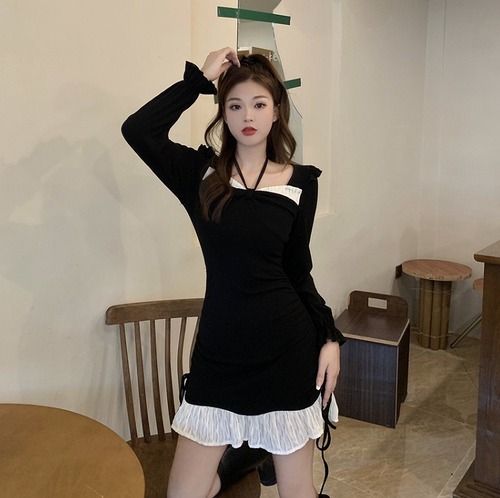 【大きいサイズM-4XL】【秋冬新作】ファッションワンピース#sctmfs-251757